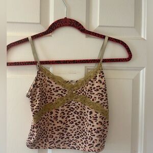 cheetah print tank top